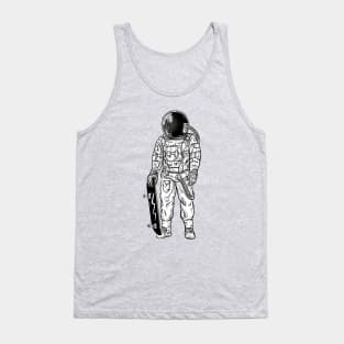 Skateboard Astronaut Tank Top